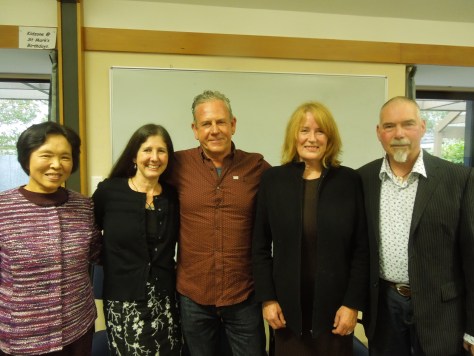 Yoko and Robin with national T'ai Chi committee members 
